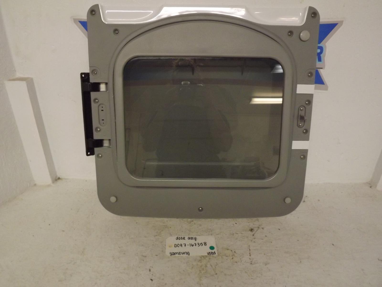 Samsung Dryer DC97-16735B Door Assembly Used Samsung Dryer DC97-16735B Door Assembly Used